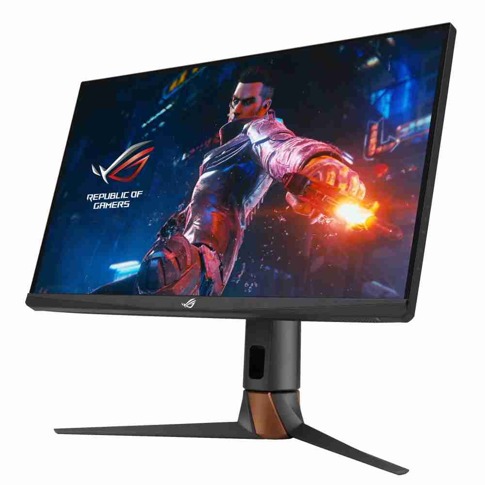 华硕ASUS ROG Swift 360Hz PG27AQN，，，采用OBPay全新可支持ULMB2技术的高阶电竞显示器，，，为电竞玩家打造突破以往的急速游戏体验。。（图片来源：ASUS提供）